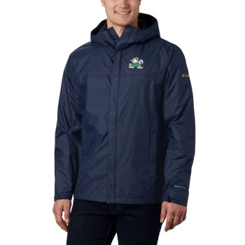 Columbia Collegiate Watertight II - Notre Dame, Chamarras Azul Marino Para Hombre | 749150-MKZ